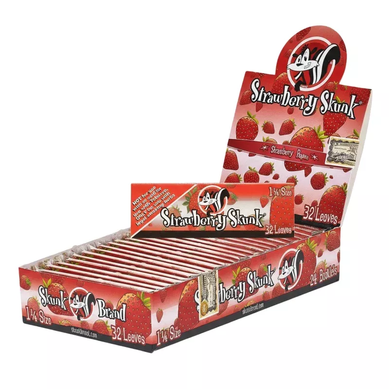 ? Papeles Skunk Strawberry 1¼ – Sabor dulce con quemado perfecto